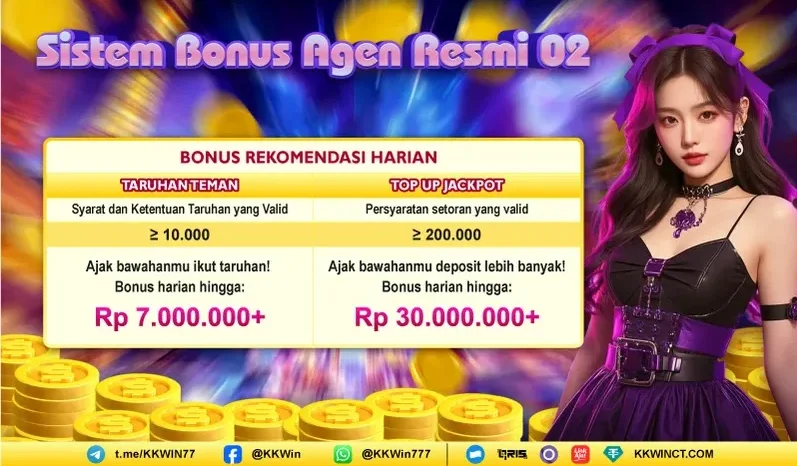 Sistem Bonus Agen Resmi 02 - Bonus Rekomendasi Harian